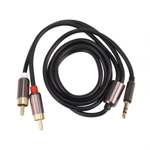 C&acirc;ble adaptateur Jack m&acirc;le vers 2 RCA m&acirc;le, c&acirc;ble adaptateur Audio st&eacute;r&eacute;o, cordon en Y, 1M 3.5mm - Neuf