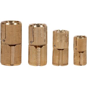 4 Pcs Charni&egrave;re Invisible Cylindrique Charni&egrave;res en Cuivre Pour Remplacement de Charni&egrave;res D'un Petit Ecritoire et Bo&icirc;te de Jeu en Acajou(12mm) - Neuf