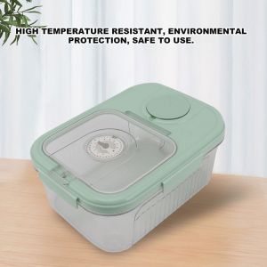 (Petite Capacité De 5kg Vert)Récipient À Riz Cuisine Nourriture Sèche Boîte Ob - Neuf