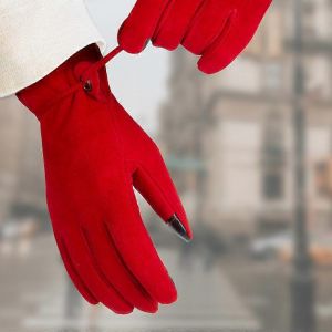 &Eacute;cran Tactile Gants, Gants Chauds, Les Femmes Du Cerf En Cuir &Agrave; La Mode Des Gants - Neuf