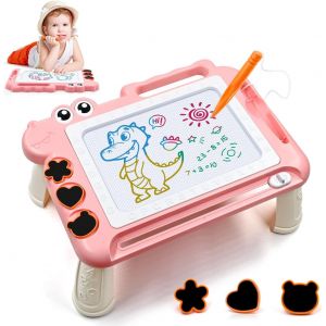 ERYI-Tablette Dessin Enfant Avec 4 Jambes Jouets Pour Bebe 3 4 5 Anseducatif Ardoise Magique Jeux Pour Les Garçons Et Filles Cadeaujouets Montessori Pour Enfants 3-8 Ans (Rose¿ - Neuf