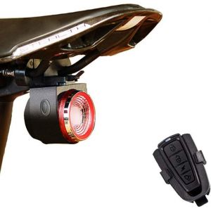 Feux Arrière De Vélo, Alarme De Feu Arrière Intelligente, Feux Arrière À Chargement Usb, Feu Arrière Étanche, Avec Télécommande Sans Fil - Neuf