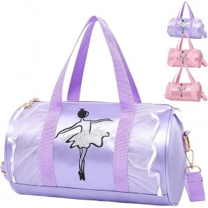 RFCBC-Sac de Danse de Ballet pour Fille, Sac de Danse Classique Fille, Sac à Bandoulière pour Enfants, Sac bandoulière Danse Cadeau de Noël Fille - Neuf