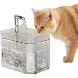 Fontaine A Eau Chat, Pompe &Agrave; Eau Silencieuse Filtre &Agrave; Circulation Distributeur D'eau Automatique Pour Animaux Compagnie Pour Animaux De Compagnie Avec Filtre Pour Oiseaux Et Chiens (E, One Size) - Neuf