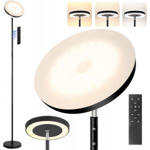 Nouvelhorizonstore-Lampadaire Sur Pied Salon, 36w/3000lm, Lampe De Lecture Moderne, Lampadaire Led &iquest;&iquest; Temp&iquest;&iquest;Rature De Couleur Et Luminosit&iquest;&iquest; R&iquest;&iquest;Glables, Luminaire Dimmable Avec T&iquest;&iquest;L&iquest;&iquest;Commande Et Tactile Po - Neuf