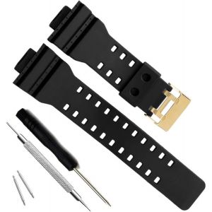 Kal-Bracelet De Montre De Rechange En Résine Naturelle Pour Casio G-Shock Gd120/Ga-100/Ga-110/Ga-100c - Neuf