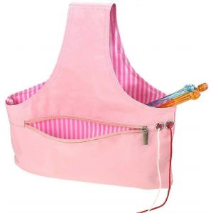 Ventes Promotionnelles Organisateur De Stockage Sac Fourre-Tout De Tricot Vide Sacs De Travail De Tricot De Voyage Sac De Poignet En Tricot Portable En Plein Air Pour Le Transport De Fil,Crochets - Neuf