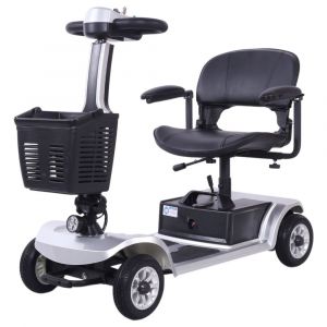 Trottinette Unificare Unagi &Agrave; Quatre Roues, Moteur 250 W, Batterie 24 V 12 Ah, Pneus 8 Pouces, Vitesse Maximale 6 Km/H, Autonomie 20 Km, Frein Magn&eacute;tique, Charge Maximale 190 Kg - Argent - Neuf