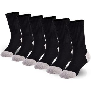 Kalanka-Chaussettes Pour Gar&ccedil;ons Et Filles, Pack De 6 Paires De Chaussettes &Eacute;paisses Et Rembourr&eacute;es En Coton Pour Le Sport Et La Course &Agrave; Pied. - Neuf