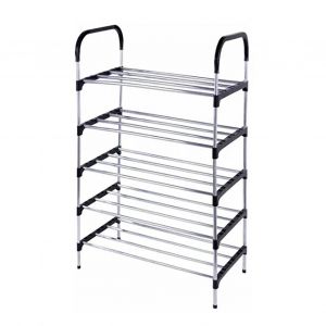 Hjlian Etagere A Chaussures Multicouche Assemblee, Multifonction, Anti-Poussiere, Pour La Maison, Le Dortoir, Noire - Neuf