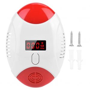 Detecteur de monoxyde de carbone, nouveau detecteur d'avertissement de capteur de gaz de type vocal intelligent - Neuf