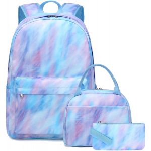 Sac &agrave; Dos pour Filles - Cartable L&eacute;ger pour &Eacute;cole, Adolescentes, Femmes - Id&eacute;al pour Universit&eacute;, Coll&egrave;ge, Travail, Voyage - Neuf