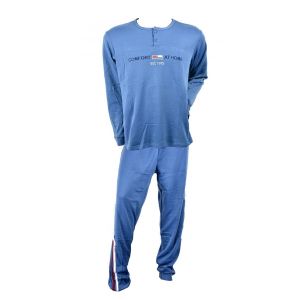 Pyjama Homme Long Sweet Secret C2687 At Home Bleu - Neuf