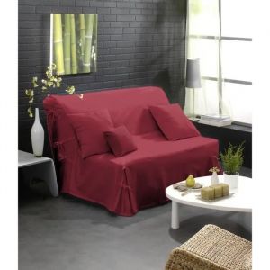 Housse Bz - Cerise 6131 - 90x140 - 50% Polyester - 50% Coton - Lavable &Agrave; 30&deg;C - Neuf