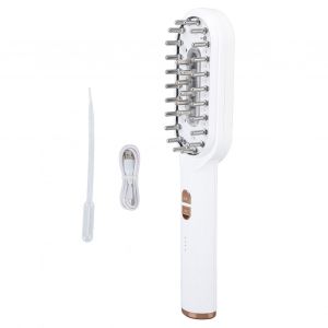 Hjlian Peigne De Croissance Capillaire A 14 Faisceaux Abs 1000 Mah Type C 5 Ml Reservoir Independant Brosse Laser Kit De Croissance Capillaire Pour Hommes Femmes Traitement Des Cheveux Clairsemes - Neuf