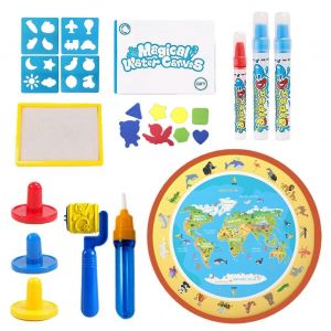 Malmatte, tapis de dessin a l'eau pour enfants, tapis de gribouillage graffiti, jouet educatif. - Neuf