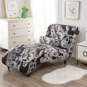 Housse Elastique pour Chaise Longue sans Accoudoirs Couverture Etirable pour Salon Chambre Housse de Chaise Longue sans Accoudoirs (C) - Neuf