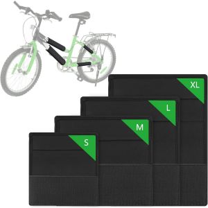 4pcs Protection Cadre Velo Carbone, Protection Cadre Vtt, Mousse Protection, Le Protecteur De Cadre,Peut &Ecirc;tre Utilis&eacute;e Sur Les Vtt, Les V&eacute;los De Route - Neuf