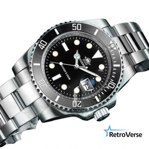 Addiesdive Montre Homme Quartz My-H3-2qz Lunette C&eacute;ramique Bgw9 Lumineux Bleu Acier Inoxydable Etanche 200m - Neuf