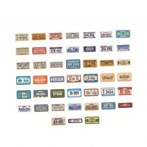 45pcs Vintage Décoratif Décalcomanies PET Exquise Mémoire Fer Boîte Série Rétro Manuel Autocollants pour Journal Cahier Carriage 6 - Neuf