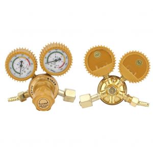 Regulateur de pression d'oxygene en laiton, 1 piece, double manometre, 0-25 MPa, soudage et decoupe - Neuf