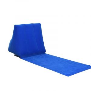 Tapis De Plage Gonflable Pliable Et Souple, Pour Festival, Camping, Loisirs, Chaise Longue, Coussin De Dossier, Siège, Lit Pneumatique, Matelas De Voyage (Bleu) - Neuf