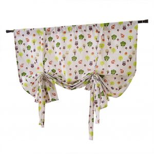 Hjlian Rideau Court A Imprime Floral Pour Fenetre, Decoration De Chambre, Salon, Cuisine (#3) - Neuf