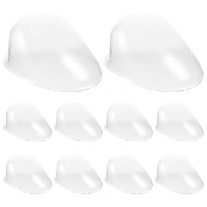 10pcs Peaked Cap Support Plastic Hat Shapers Transparent Hat Rack Hat Display Stand-Good - Neuf