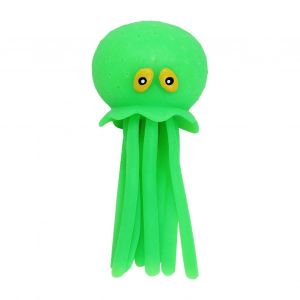 Balles d'eau en forme de pieuvre mignonnes, adorable jouet de bain pour enfants, anti-stress, amusant pour l'&eacute;t&eacute;-Vert - Neuf