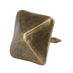 Chenquansarl-Lot De 50 Clous &Agrave; T&ecirc;te Carr&eacute;e En Bronze Pour Tapisserie, Pour Portes, Accessoires De Quincaillerie Pour Meubles, Pour La Construction De Maisons Et De Cuisines (19 X 20 Mm) - Neuf