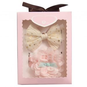 Noud Papillon Pour Cheveux De Bebe, Artisanat Exquis, Dentelle, Mignon, Noud Papillon Pour Fille, Corde A Cheveux Rose 3912 - Neuf