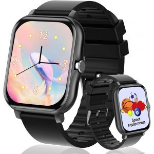 Montre Connectée Enfant,Montre Gps Enfant 4g Avec Vidéo Hd Et Appel Téléphonique Chat Vocal Location En Temps Réel Et Mode Scolaire,5-14 Ans Fille Garçon Smartwatch Cadeau - Neuf
