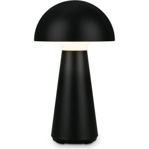 - Lampe De Table Led Rechargeable, Gradation Progressive, Tactile, Lumière Mobile, Lampe Extérieure, Sans Fil, Noir Mat - Neuf