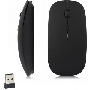 Souris Bluetooth sans Fil - Souris sans Fil silencieuse 1600 DPI r&iquest;&iquest;glable, Bluetooth 5.2, l&iquest;&iquest;g&iquest;&iquest;re et Ergonomique, Compatible avec t&iquest;&iquest;l&iquest;&iquest;phone, Ordinateur, Tablette (Pile AA requise) - Neuf