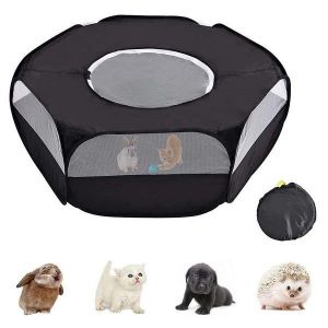 Parc Portable Et Étanche Pour Petits Animaux ¿ Tente Durable Pour Chiots, Chatons, Lapins Et Plus Encore ¿ Usage Intérieur/Extérieur, Facile À Ranger - Neuf