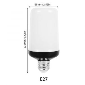LUGH-Warm lightE27 LED ampoules de flamme simulée AC85-265V Luces maison accessoires électroniques lampe 4 Modes fête effet de flamme ampoules Lampada - Neuf