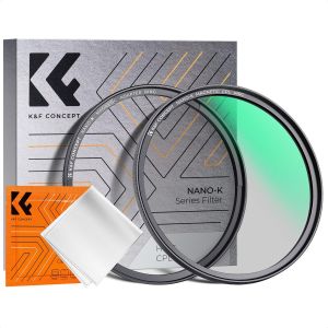 77mm Filtre Polarisant CPL Magnétique et Chiffon de Nettoyage pour Objectif Appareil Photo - Neuf
