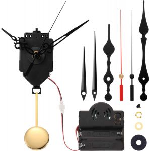 Mouvement D'horloge De Pendule À Quartz Kit D'horloge De Mécanisme De Mélodie De Carillon Avec 3 Paires D'aiguille - Neuf