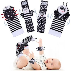 Mdy-Hochet Bebe, Poignet Et Chaussettes Hochet, Jouet Bebe 0 3 6 Mois, 0-9 Mois Jouet Nouveau Né Garçon Fille - Neuf