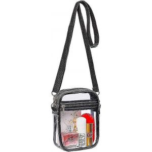 Stadium Approved Clear Crossbody Messenger Shoulder Bag for Work and Travel - Neuf