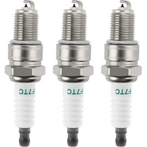 3 Pièces Bougies d'allumage F7TC,Tondeuse Bougie d'Allumage,Bougie d'allumage Borne Solide Remplacer F6TC / F7TC,pour GX120 GX200 GX240 Go Kart Polissage de Travail du Sol de Vélo 168F - Neuf