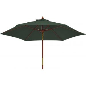 Ulteronixshop-Parasol de 240 cm, vert, inclinable, sortie de vent, protection UV 50, vert, 240 cm - Neuf