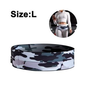 Sac banane de course anti-rebonds - Pochette confortable et r&eacute;glable pour le jogging, la randonn&eacute;e et les entra&icirc;nements - Hydrofuge et lavable en machine - Neuf