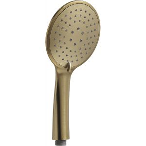 LKJKJ-Tech 14 Pommeau de douche avec poignée de douche Or mat ABS 3 modes de jet Économie d'eau Nettoyage facile - Neuf