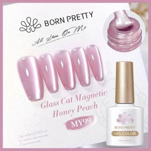 Born Pretty 10ml Verre Noir Chat Gel Magn&eacute;tique Vernis &Agrave; Ongles Style Punk Nail Art Manucure Varnis Gel Semi Permanent Pour Ongles D'hiver.58465-4 - Neuf