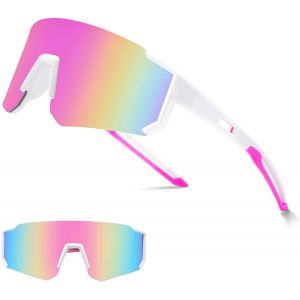 Lunette De Cyclisme Homme Lunette Velo Route Lunette De Vitesse Lunettes De Protection Cycling Glasses Lunettes Soleil Uv400 Pour Course &Agrave; Pied Cyclisme P&ecirc;che Course Hommes Femmes[Z205] - Neuf