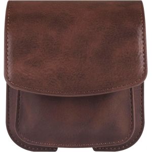 CAUC-Galaxy Z Flip 7/6/5/4/3/2/5G Sac de Ceinture Homme Cuir, Imperm&eacute;able Pochette Ceinture Sac Randonn&eacute;e Sacoche Porte-monnaie Compatible avec Motorola RAZR 5G/60/50/40/Ultra/Huawei Pura X/Pocket 2 - Neuf