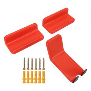 Support Mural Pour Velo De Route Et De Montagne, Resistant Aux Rayures, Fixation Murale Pour Pedales, Orange - Neuf