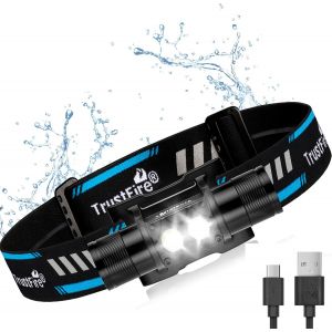 Lampe Frontale H5r - 600 Lm - Luminosit&eacute; Maximale : 2 Led - Design De Faisceau 150&deg; - Batterie 18650 Et Micro Usb Rechargeable (Avec Bandeau) &iquest; - Neuf