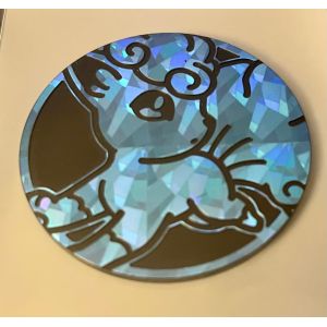 Jeton Pok&eacute;mon - Goupix - Bleu/Noir Mosa&iuml;que - Neuf